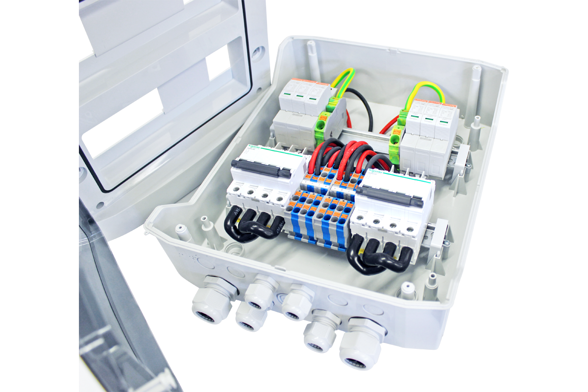 PV Überspannungsbox PushIN mit DC Trennschalter